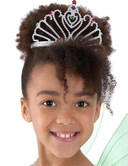 Közelkép az ezüst tiaráról felnőtteknek