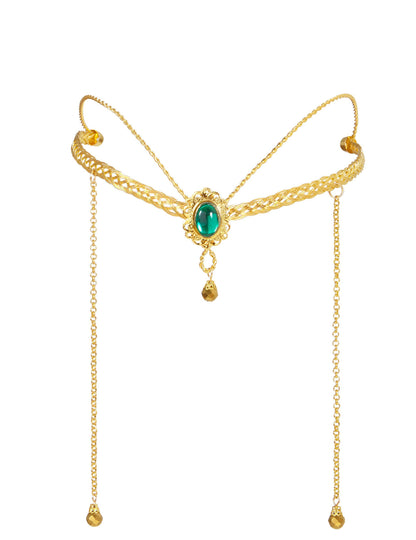 Felnőtt aranyozott elf tiara