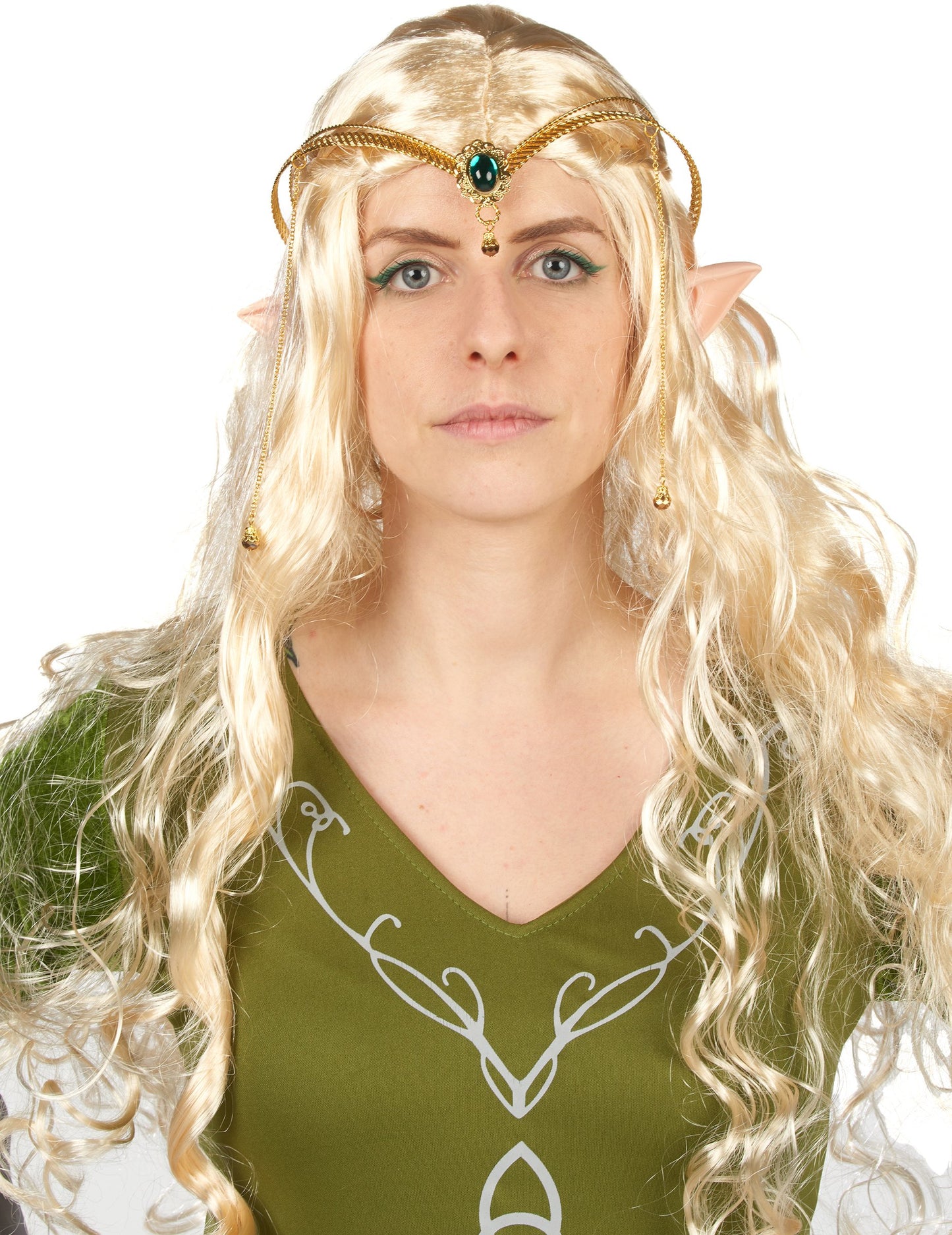 Felnőtt aranyozott elf tiara