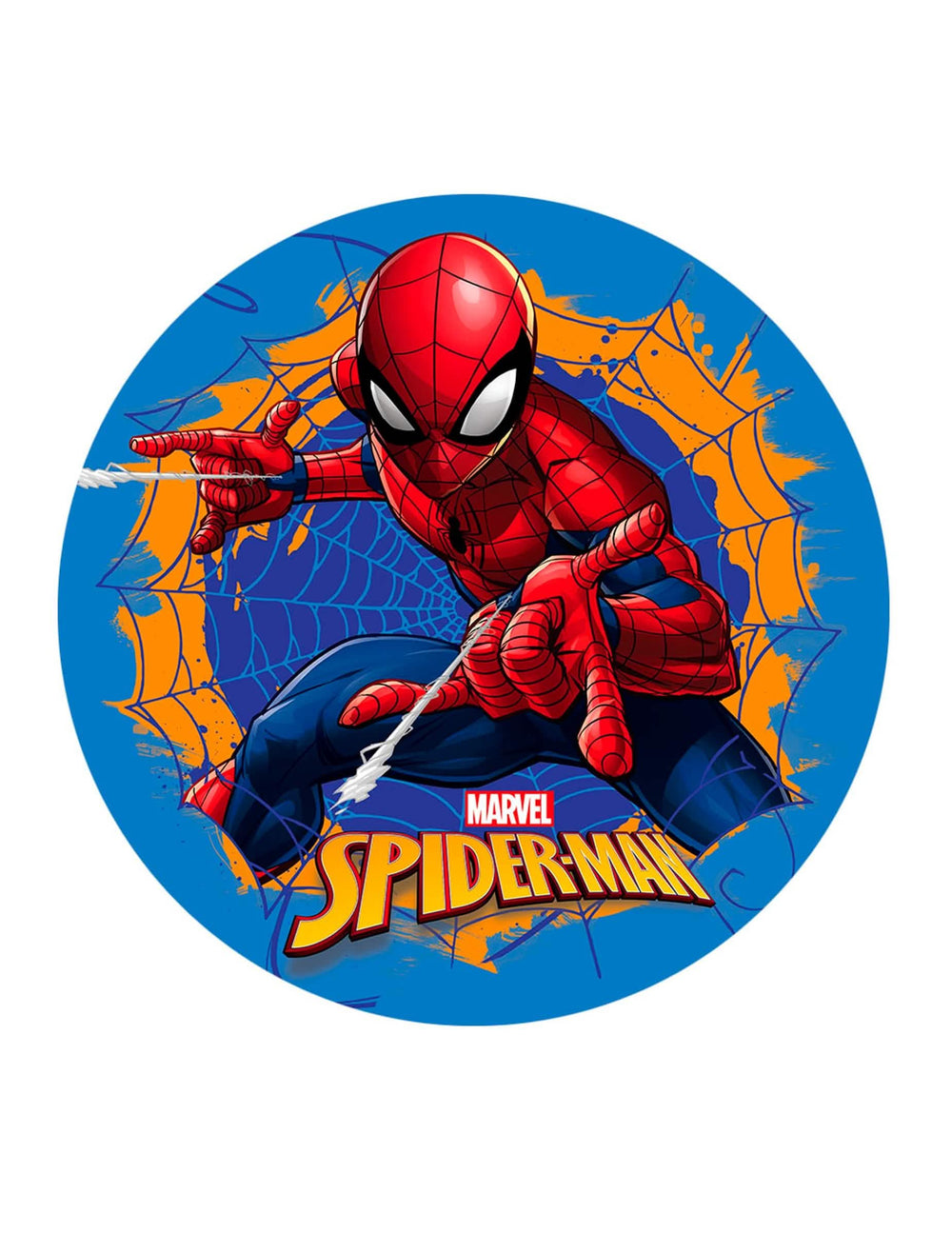 Spiderman ostya gyermek kék lemez