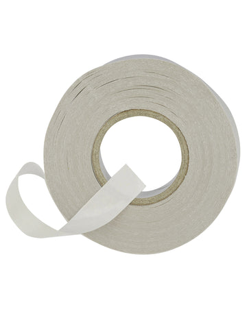 Fehér kétoldalas ragasztószalag, 12 mm x 18 m, diszkrét díszítéshez