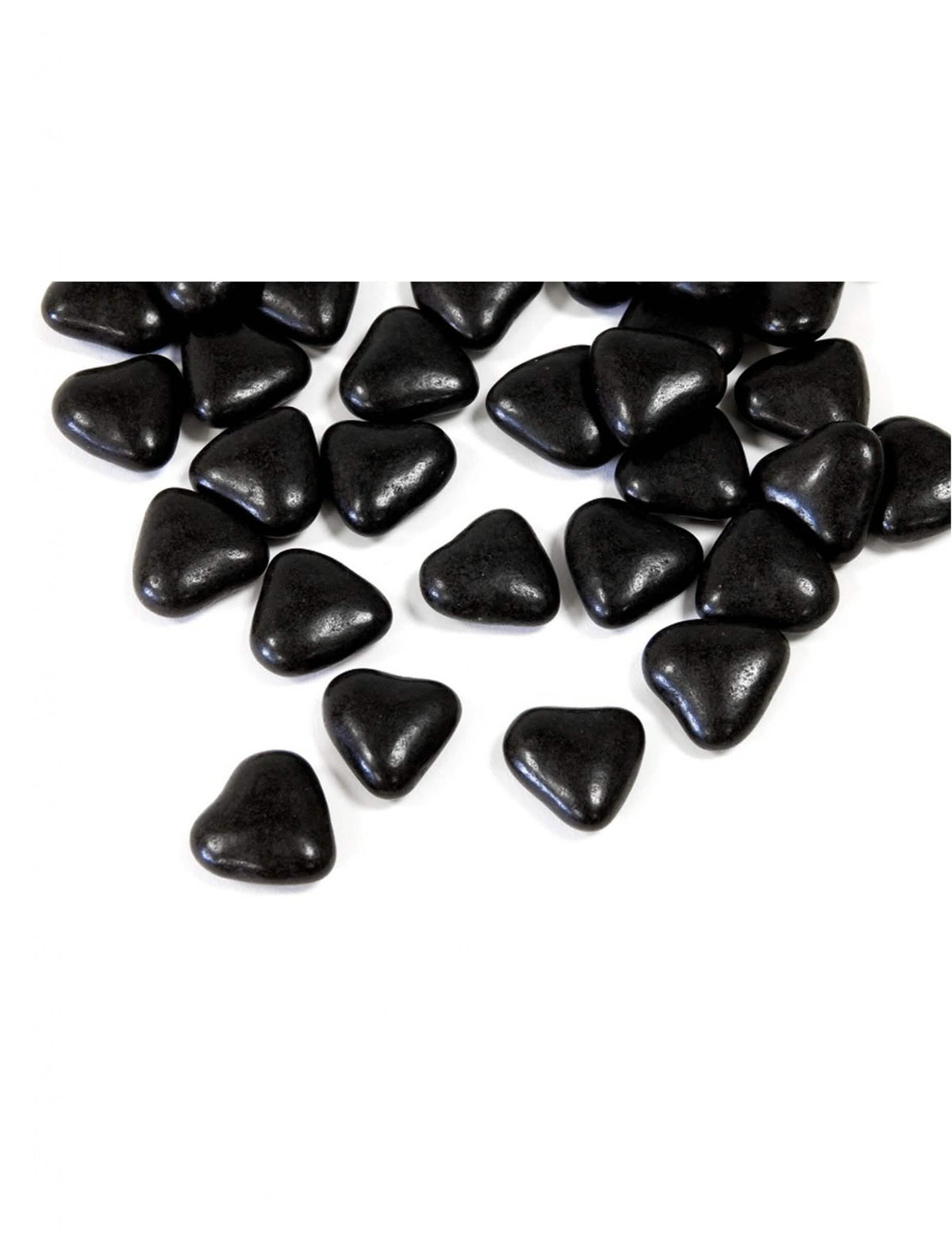Mini szív alakú csokoládé cukorkák elsőáldozásra fekete