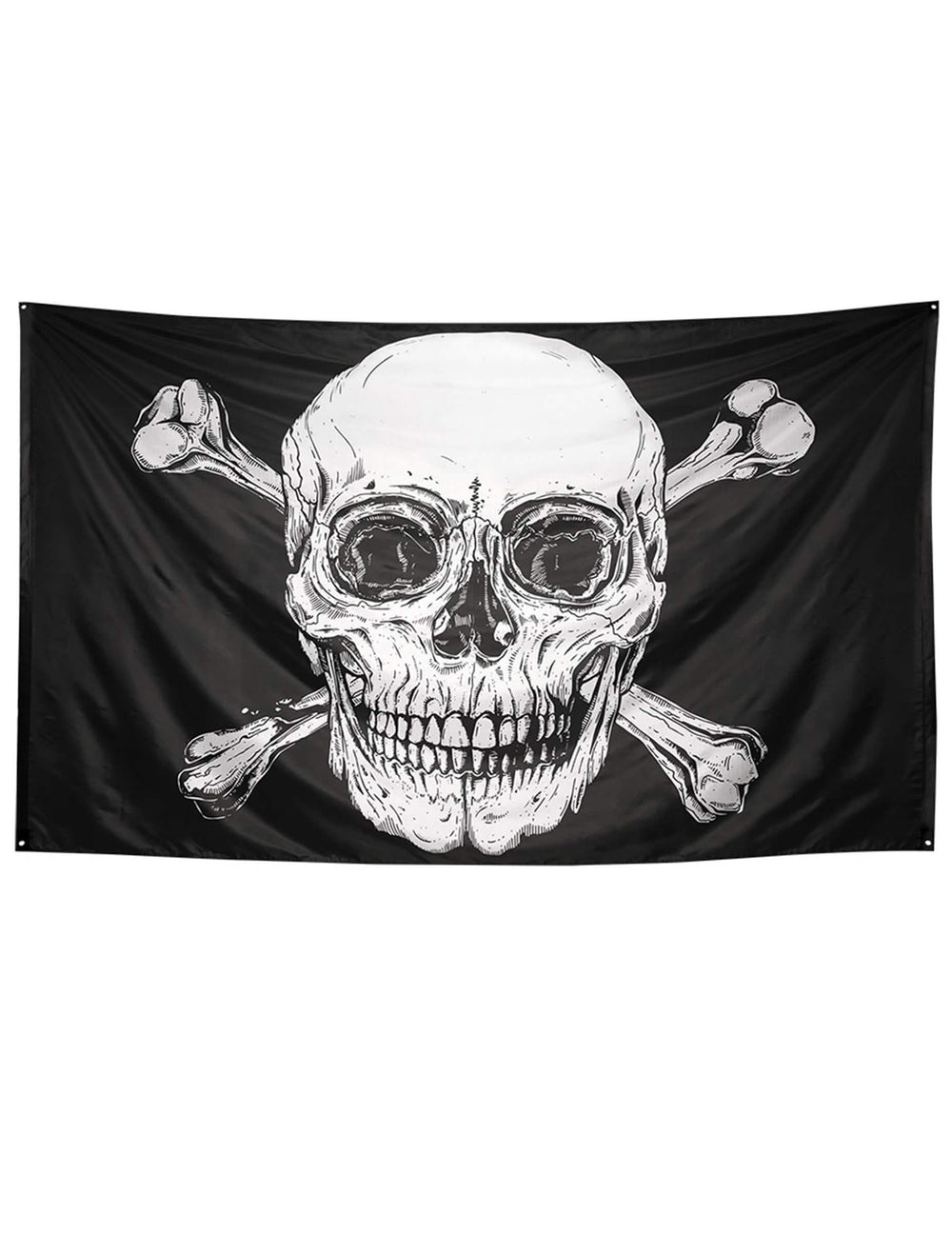 Jolly Roger kalózzászló fekete és fehér dekorációhoz