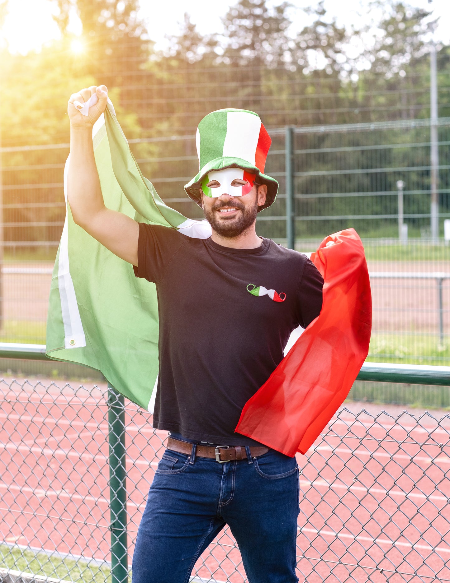 Zászló támogatja Olaszország 150 x 90 cm -t