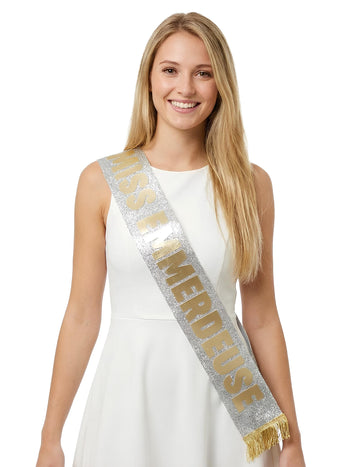 Miss Emmerdeuse csillogó sál 