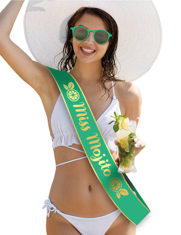 Miss Mojito zöld női sál
