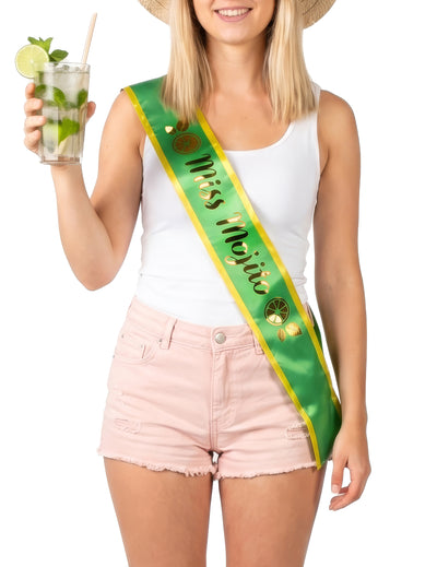 Miss Mojito zöld női sál