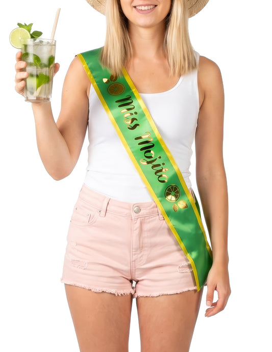 Echarpe Miss Mojito verte femme