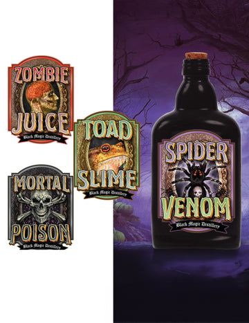 Mérgező címke 9 x 11 cm