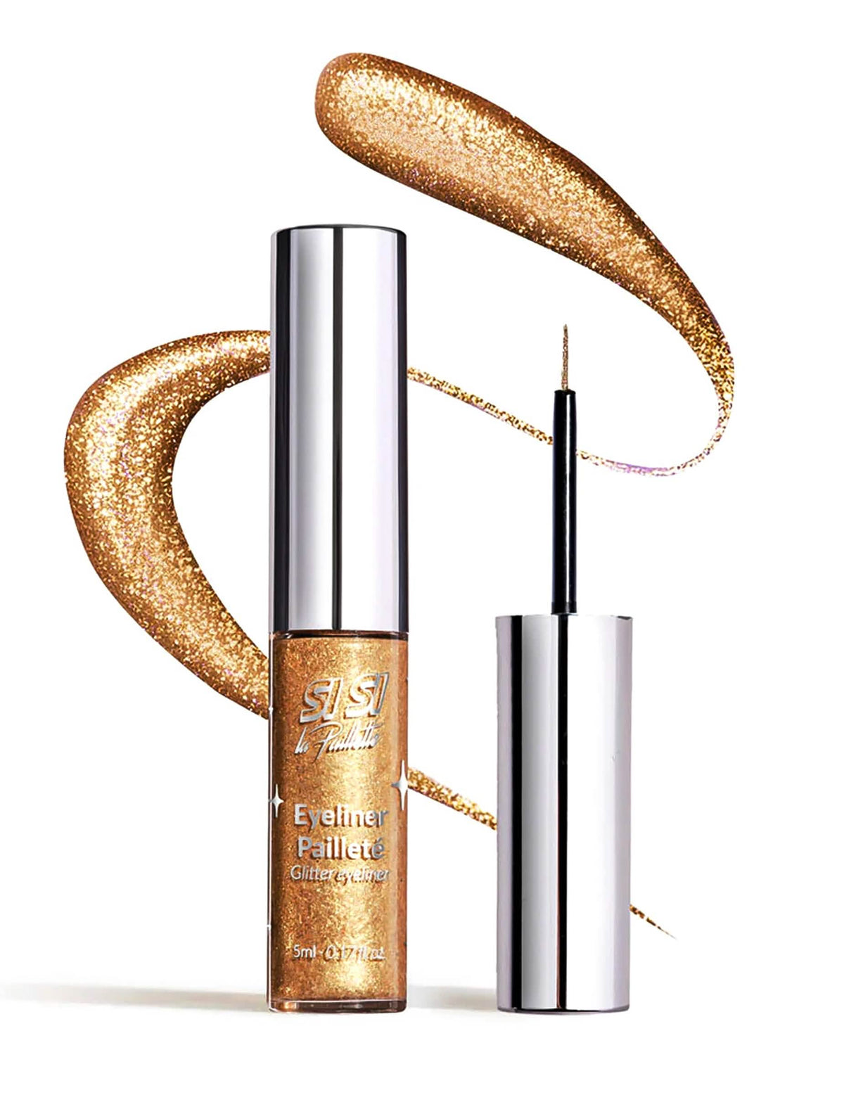 Csillámos vagy metál eyeliner - Si si la paillette
