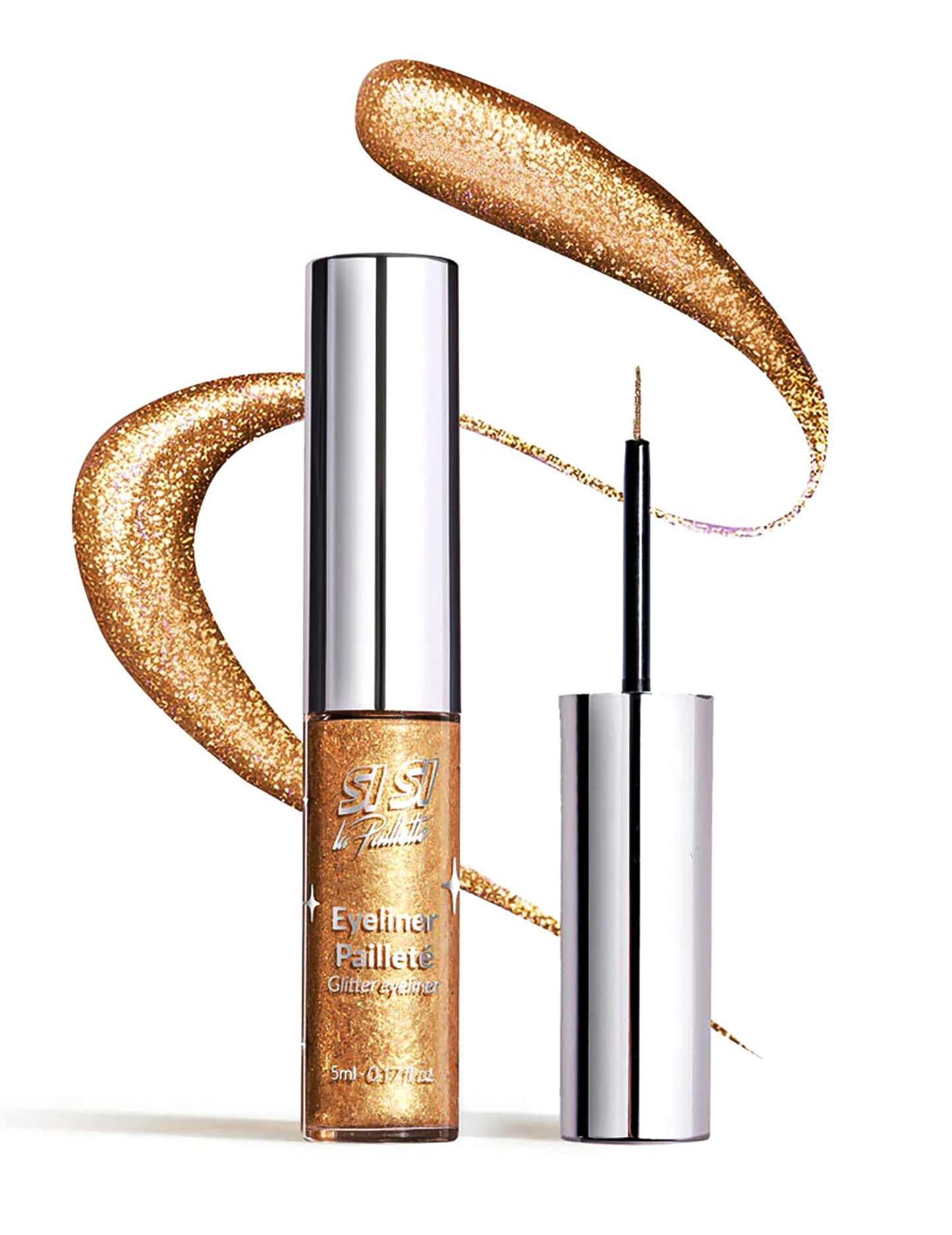 Csillámos vagy metál eyeliner - Si si la paillette