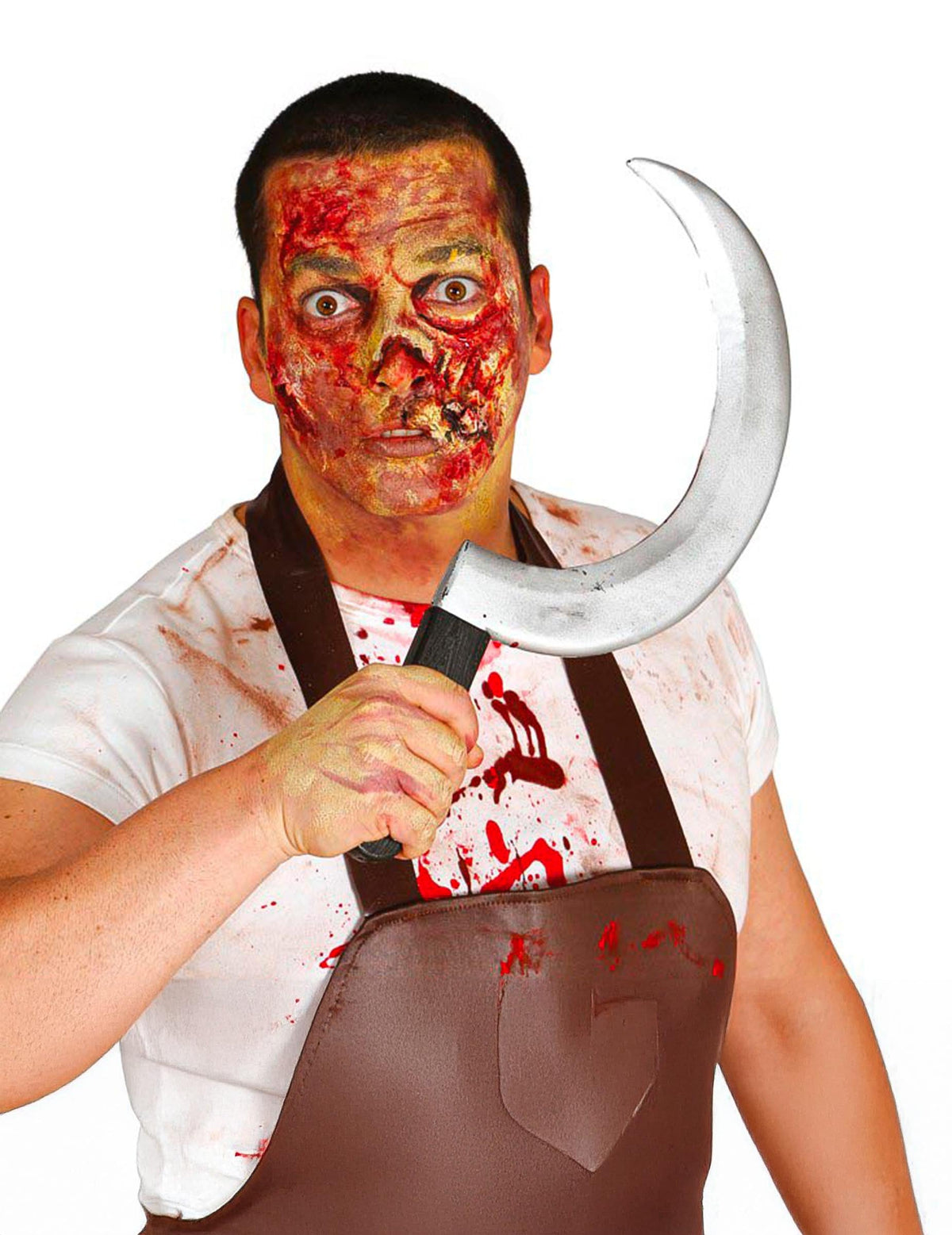 Mise en situation de la faucille Halloween