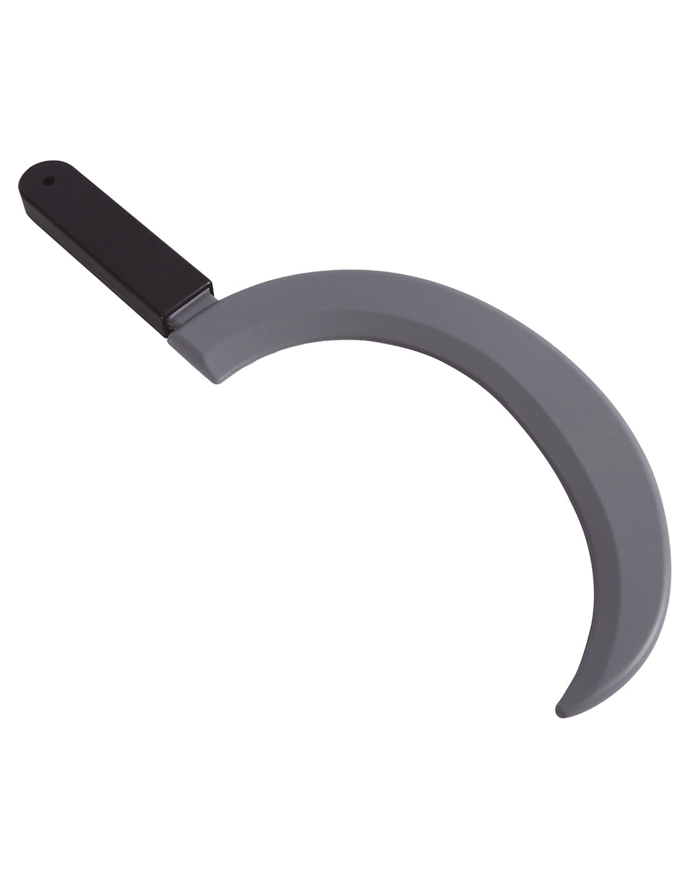 Faucille Halloween pour adulte en plastique gris et noir