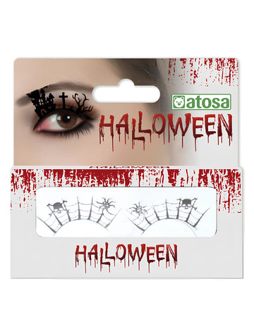 Felnőtt fekete pókháló műszempillák