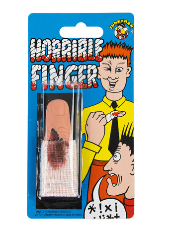 Véres műujj - tréfás partykellék 