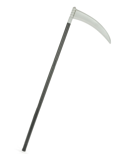 Faux en plastique de faucheuse pour adulte noire et grise