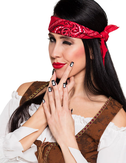 Hamis női női ragasztó körmök