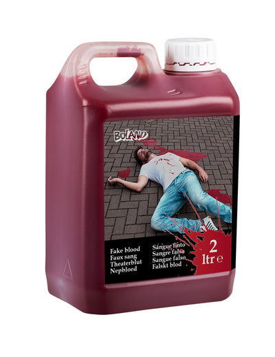 Faux sang pour textile Halloween pour adulte rouge 2 L