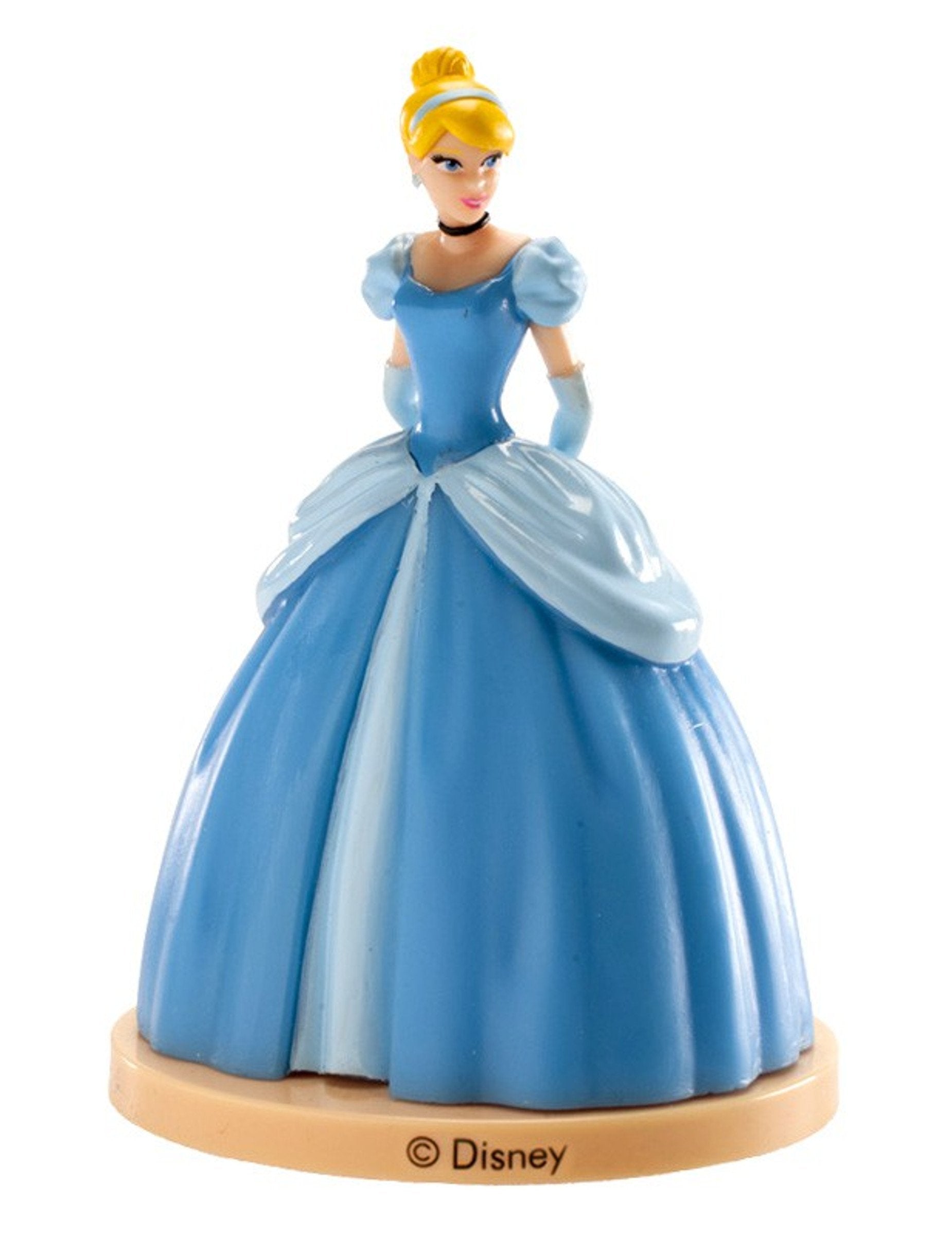 Kék ruhás Hamupipőke figura