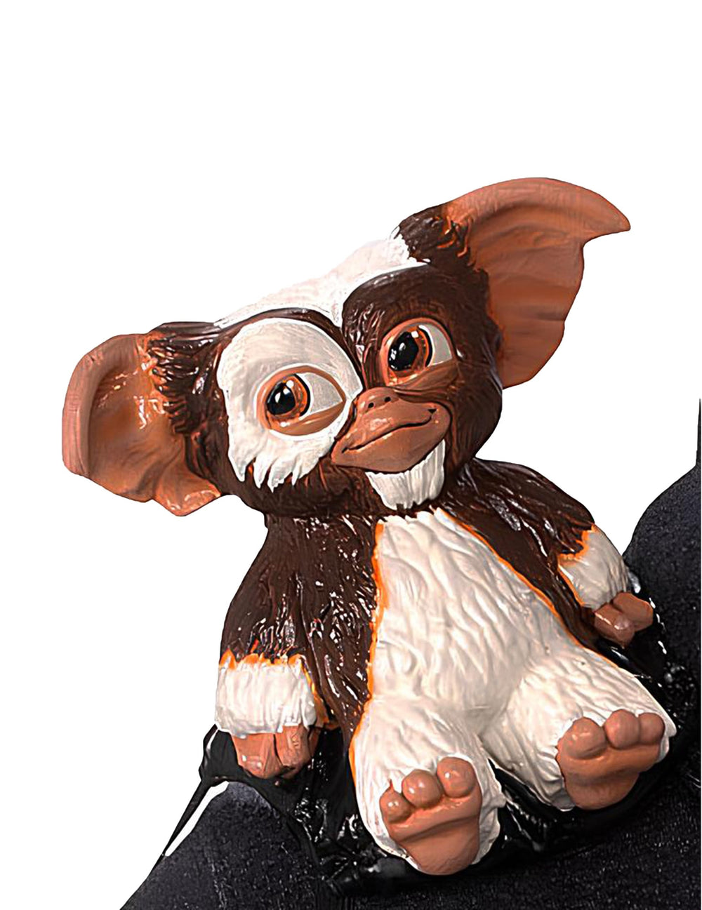 Gros plan de la figurine d'épaule Guizmo Gremlins