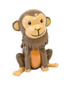 Gyanta majom figura 3 cm 3x cm barna dzsungel téma