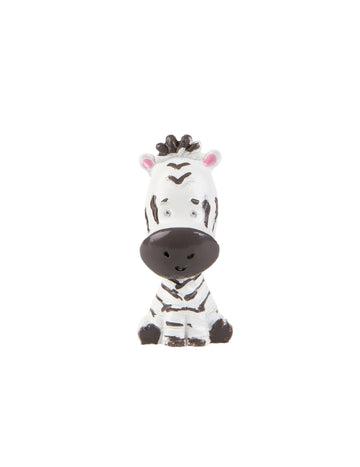 Dekoratív szafari zebra gyanta figura 3 cm 2,5-szörös cm