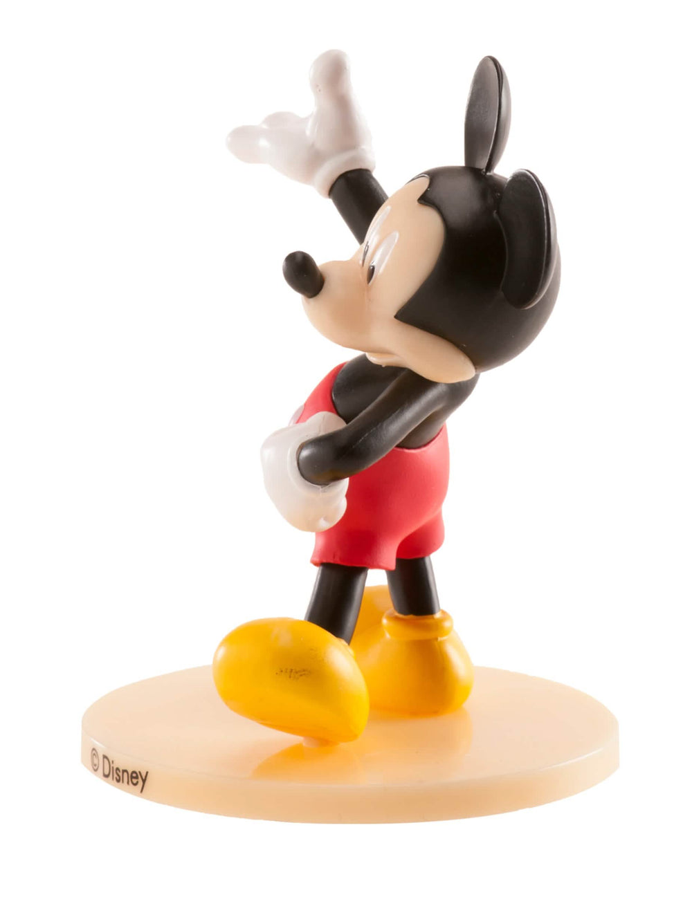 Mickey egér figurájának oldalnézete
