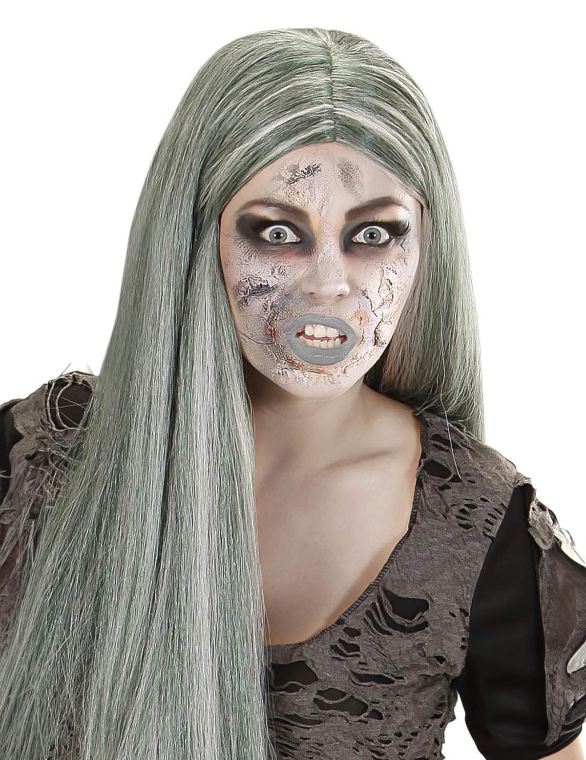 Zombi Smink felnőtt halloween-re, valósághű repedezett hatású