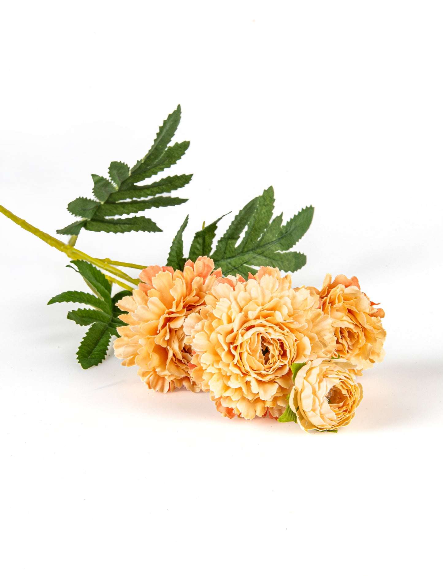 Művirágok őszibarack száron 61 cm dekorációhoz