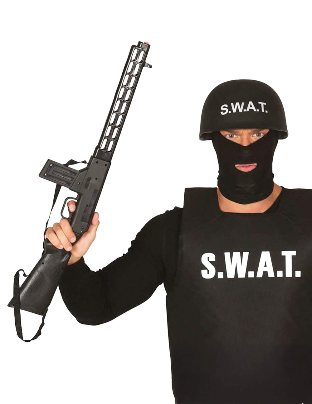 Felnőtt fekete SWAT támadófegyver 69 cm