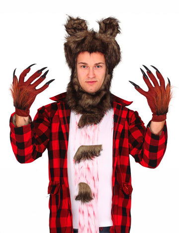 Felnőtt Vérfarkas Kesztyű Karmokkal