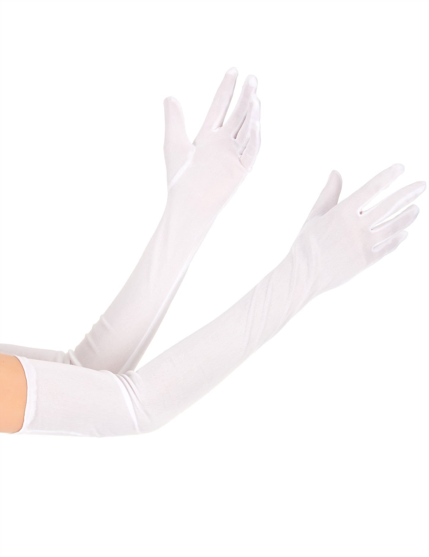 Felnőtt fehér kesztyű 60 cm