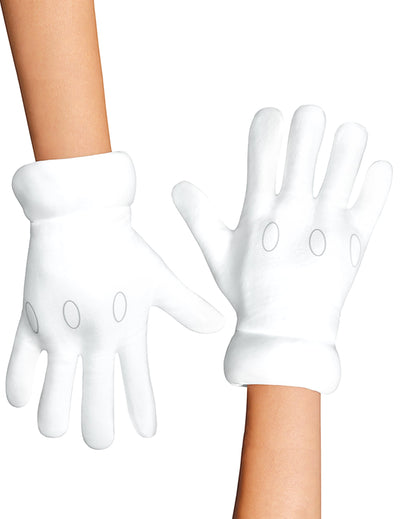 Gants Mario™ pour adulte blancs rembourrés