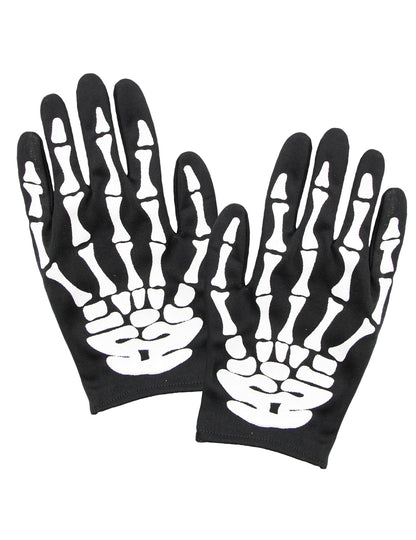 Halloween felnőtt csontváz kesztyű