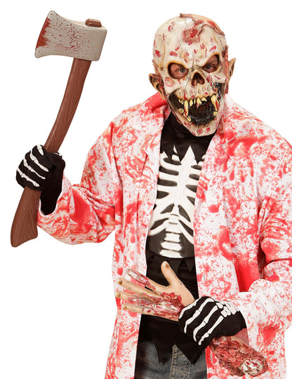 Halloween felnőtt csontváz kesztyű