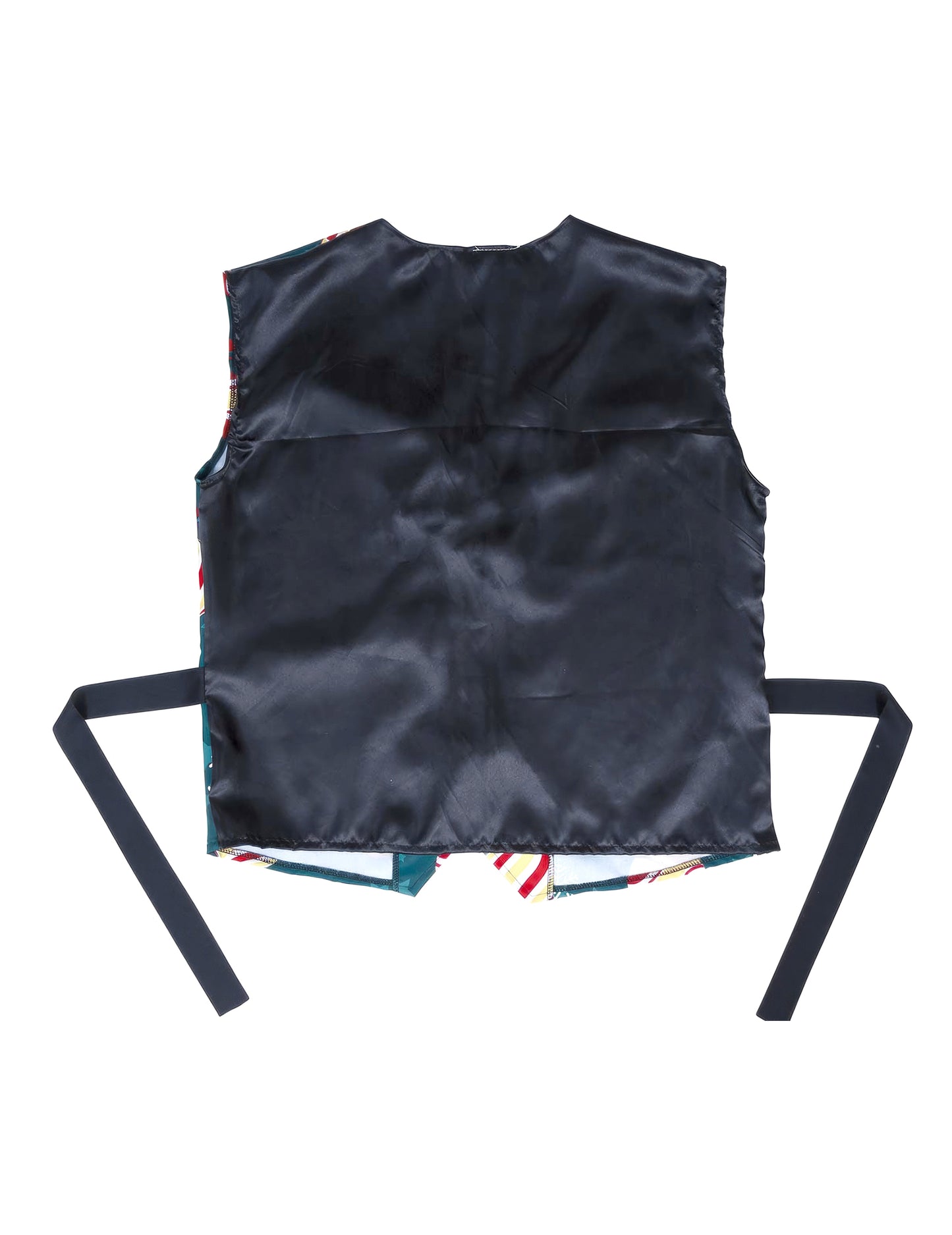 Hópelyhes és karácsonyi gömbös mintás mellény felnőtteknek 