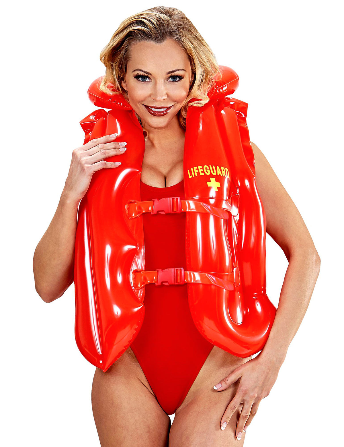 Vue de face du gilet de sauvetage gonflable Lifeguard