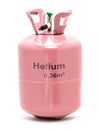 Nagy üveg hélium, legfeljebb 50 léggömb