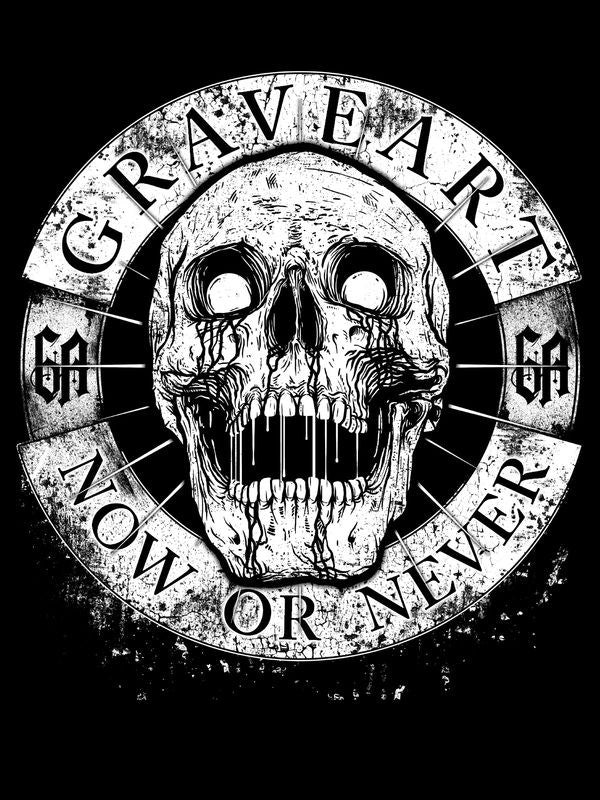 Női fekete koponya mintás póló 