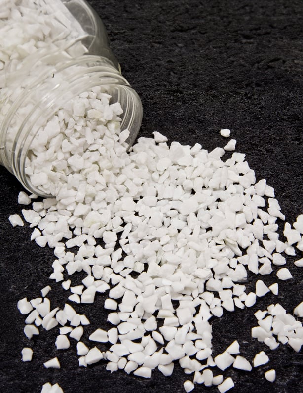 Gravillons décoratifs pour fête blancs 2-4 mm