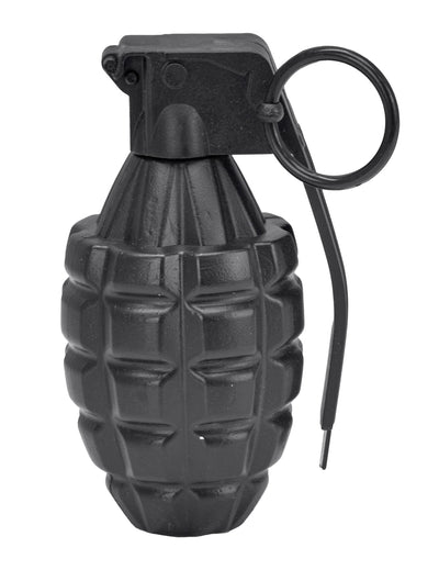 Grenade à main pour adulte noire en plastique