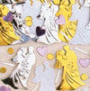 Confettis mariés pour décoration de mariage multicolore