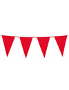 Guirlande à fanions pour décoration de fête rouge 10m