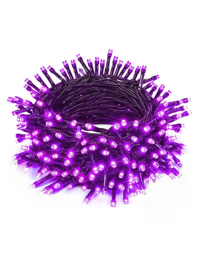 200 LED-es lila fényfüzér 20M