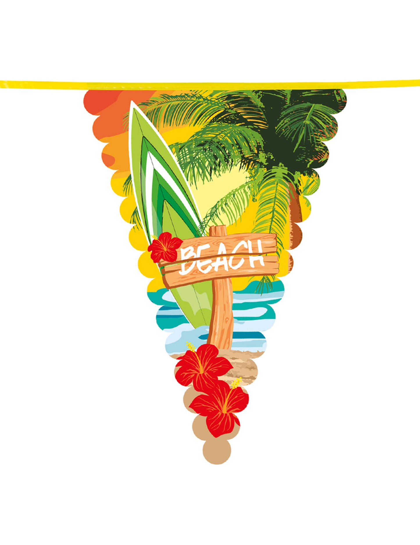Beach Party Party Garland 6 m