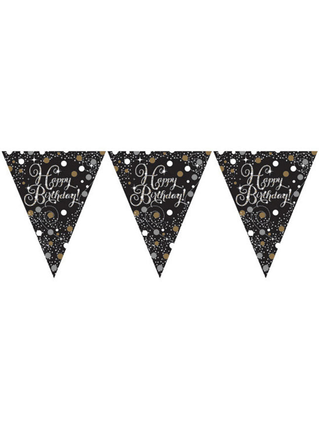 Csillogó ünnepi girland 4 hónapos boldog születésnapot