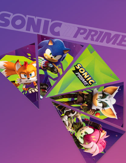 Sonic Prime 2 m zászlókban