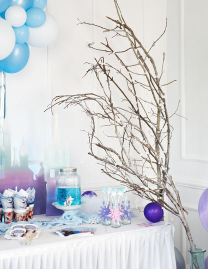 Hógolyó girland 135 cm sarki dekoráció