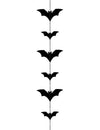 Guirlande chauve-souris pour décoration d'Halloween noire