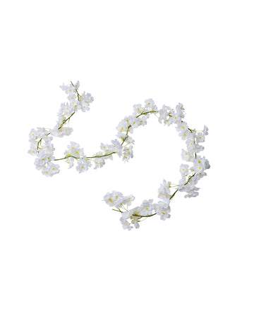 1,80 méteres fehér cseresznyevirág-girland esküvőre